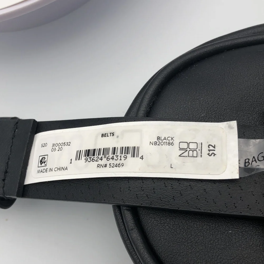 NWT BOHO Black 41” Belt w/Black Pouch see pictures for measurements - Picture 6 of 8